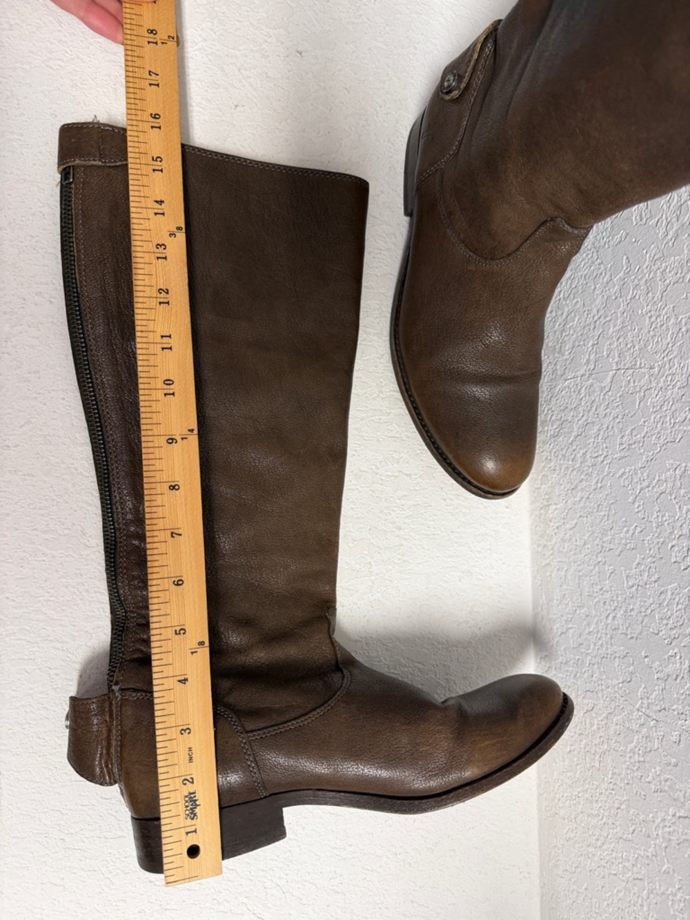 Frye Brown Leather Over-the-Knee Riding Boots 8.5 Woman’s - Picture 7 of 10